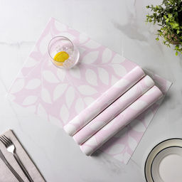 Набор салфеток сервировочных Доляна Розовое настроение, 4 шт, 4530 см, цвет розовый