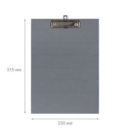 Expert Complete Classic Планшет PVC мет. прижим A4 50 шт. серый EC187215