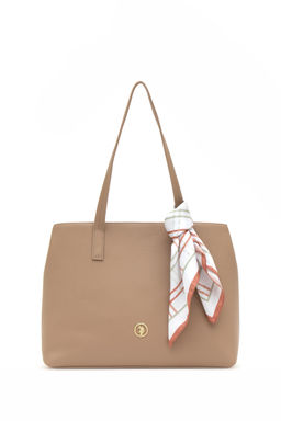 Женская подарочная сумка из норки в штучной упаковке с шарфом - U.s. polo assn фото 2