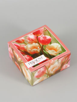 Цена за 2 шт. Коробка складная Present with love, 15?15?7 см