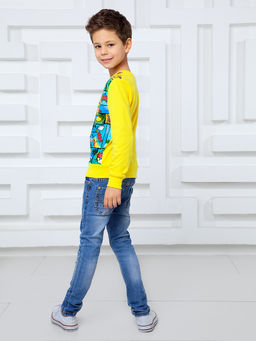 Свитшот "Тродон",лимонный