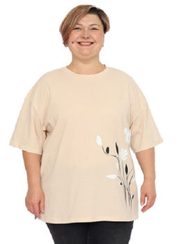 CRB wear/CSLW 60275-31 Футболка женская,бежевый/Ex.Cherubino