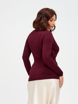 Джемпер женский KATHARINA KROSS KK-JP-002R-V1-бордо  фото 5