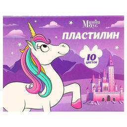 Пластилин 10 цветов 150 г Минни и Единорог - Disney фото 4