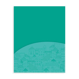 Папка для документов пластиковая арт. 48298/ 6 ГОРОД (полипропилен, формат А4, 23x31.2 см, 3 отделен