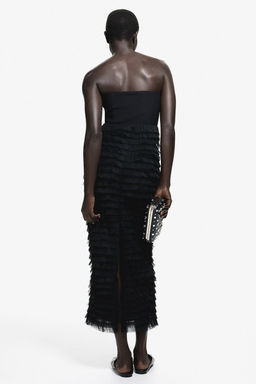 Vestido bandeau con falda de tul - H&m фото 4