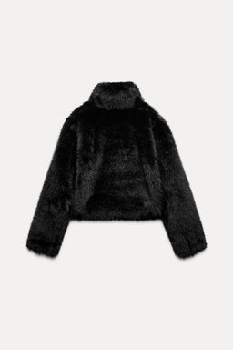 FAUX FUR SHORT COAT - Zara фото 17