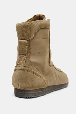 SPORTY HIGH-TOP TRAINERS