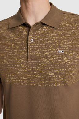 Erkek Kahverengi Regular Fit Polo Yaka Ti__rt