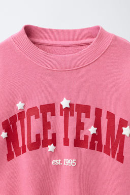 VARSITY PRINT SWEATSHIRT - Zara фото 3