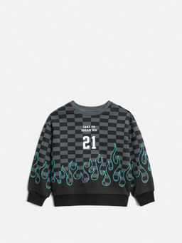 ACOOLA / Джемпер детский для мальчиков Peregrin черный принт  фото 3