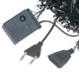 Гирлянда для дома 24м 280 ламп LED зелен.пров.,8 реж, IP-20, Теплый белый (возможность соединения)