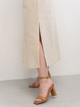 ЛЕН с ХЛОПКОМ  Сарафан платье  Льняное лето - Оптима фото 4