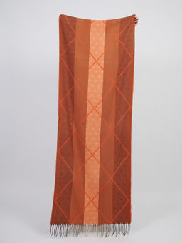 Большой теплый двусторонний палантин В СОСТАВЕ ШЕРСТЬ - Tantino фото 4