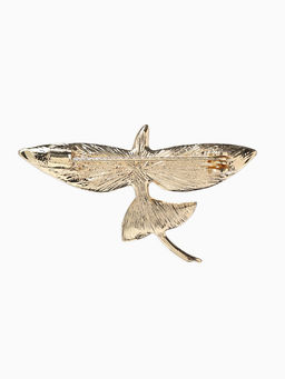 Брошь «Летучая рыба», цвет золото
