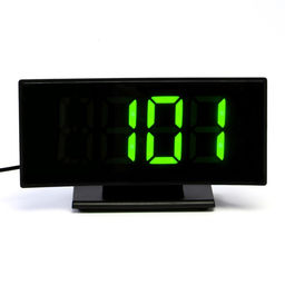Часы-будильник электронные настольные, термометр, календарь, USB, 17×9.5 см, 3хААА