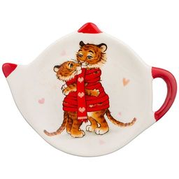 ПОДСТАВКА ПОД ЧАЙНЫЕ ПАКЕТИКИ ТИГРИНЫЕ ИСТОРИИ 12*8,5*1,5 СМ