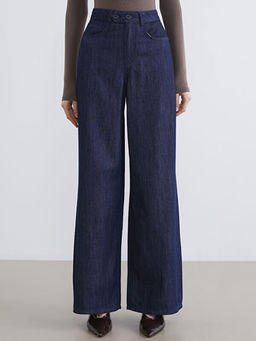 Wideleg Kad?n Jean Pantolon
