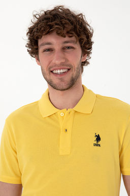 Erkek Slim Fit Polo Yaka A__k Mavi Basic Ti__rt Sepette S_rpriz _ndirim - U.s. polo assn фото 2