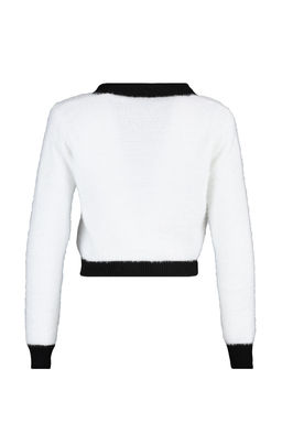 TRENDYOLMILLA Ekru Tuylu Triko H?rka TWOAW22HI0048  фото 13