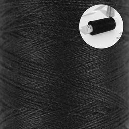 Цена за 20 шт. Нитки 40ЛШ, 200 м, чёрные №115