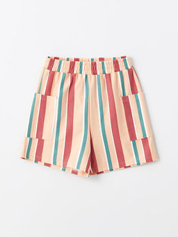 Beli Lastikli Renk Bloklu K?z ?ocuk ?ort