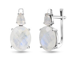 Серьги, лунный камень, Аманда