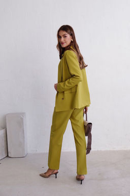 11725 Брюки со стрелками в цвете шартрез - Martichelli фото 18