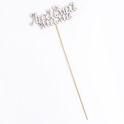 Цена за 10 шт. Топпер Любимой маме 15х5,3 см - Simaland фото 4