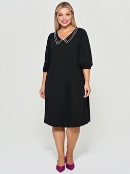 Платье 0218-2 чёрный кварц - Dora фото 127