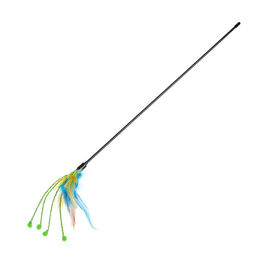 Дразнилка с перьями и усиками, 50 см, микс цветов - Пижон фото 2