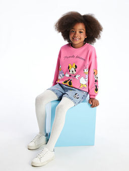 Beli Lastikli Minnie Mouse Nak??l? K?z Bebek Jean ?ort - Waikiki фото 4