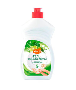 Гель для мытья посуды, Аромат Лайм и мята, 0,45л - Vitano фото 3