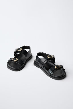 SANDALIA HEBILLAS / Negro - Zara фото 3