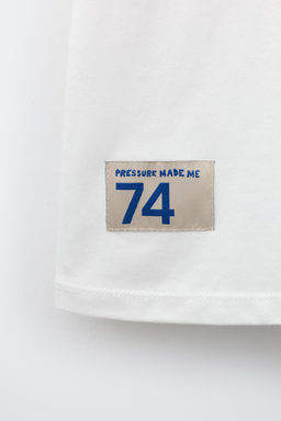 CAMISETA ESTAMPADO TEXTO / Blanco - Zara фото 5