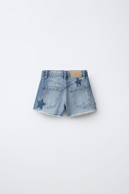 BERMUDA DENIM ESTRELLAS / Azul - Zara фото 5