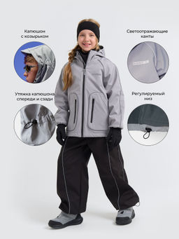 Куртка Softshell демисезонная Туман Bungly tec 7+ фото 3
