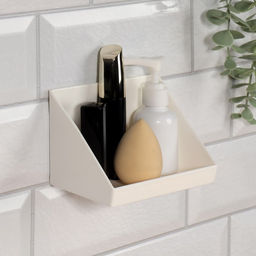 Органайзер настенный BASIC, 1 секция, с клеевой основой, 8.7×8×2 см, белый