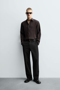 STRIPED JACQUARD SHIRT