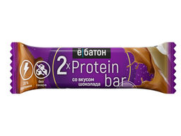 Батончик Protein bar со вкусом шоколада, тм Ё|батон, 2*25 г