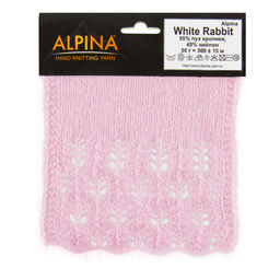 Пряжа ALPINA WHITE RABBIT 55% пух кролика, 45% нейлон 10 шт. х 50 г 300 м  15 м