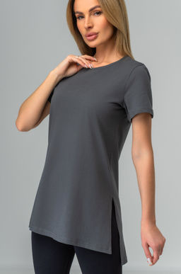 Удлиненная женская футболка с разрезами Happyfox - Happy fox фото 7