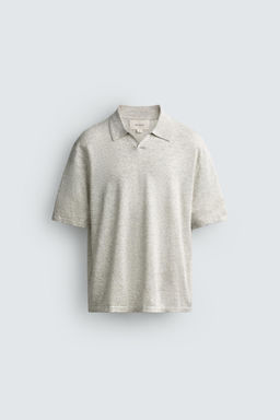 POLO PUNTO C??AMO - ALGOD?N / Gris vigor?