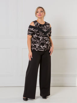 Блузка 1434-1 черный - Novita фото 6