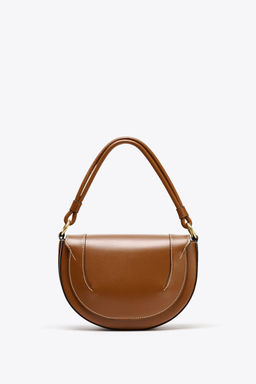 CANVAS STITCH DETAIL CROSSBODY BAG