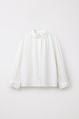 LIMITED EDITION EMBROIDERED PYJAMA SHIRT - Zara фото 3