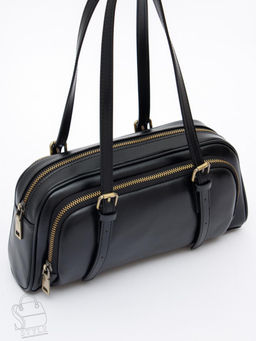 Сумка женская кожаная 3009VG black  Vitelli Grassi