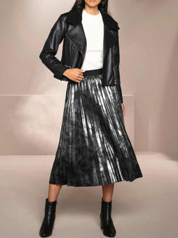 Юбка с рисунком, черная - Heine фото 6