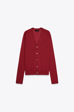 FINE KNIT CARDIGAN - Zara фото 12