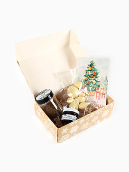 Подарочный набор новогодний Счастья и радости: джем 30 г, чай 20 г, орехи 50 г - Доброе здоровье фото 3